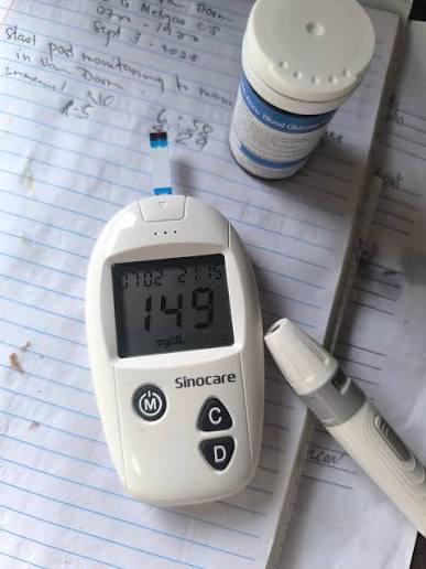 Elevated Blood Sugar Glucometer